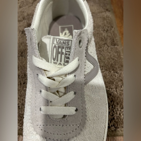 Vans Classic White and Gray Sneakers - Picture 4 of 5